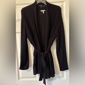 Knitted cardigan sweater